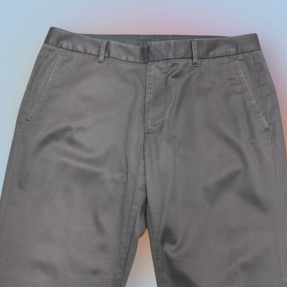 BONOBOS Men’s 34 x 32 FRIDAY SLIM Gray Chino pant - Picture 1 of 4